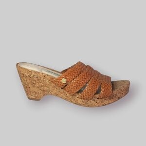 DANA BUCHMAN Woven wedge shoes size 8